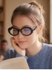 SOLID COLOR ROUND READING GLASSES