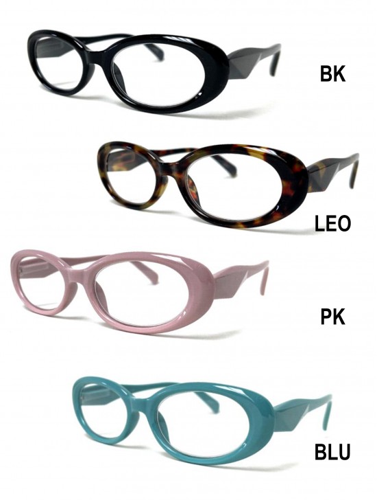 SOLID COLOR ROUND READING GLASSES