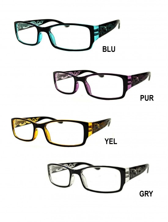 SOLID COLOR LINED READING GLASSES