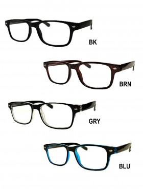 SOLID COLOR LINED READING GLASSES