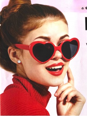 Heart Shaped Colorful Sunglasses
