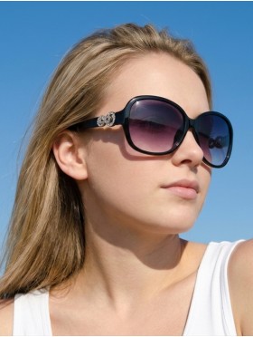 Oversized Loop Design Sunglasses