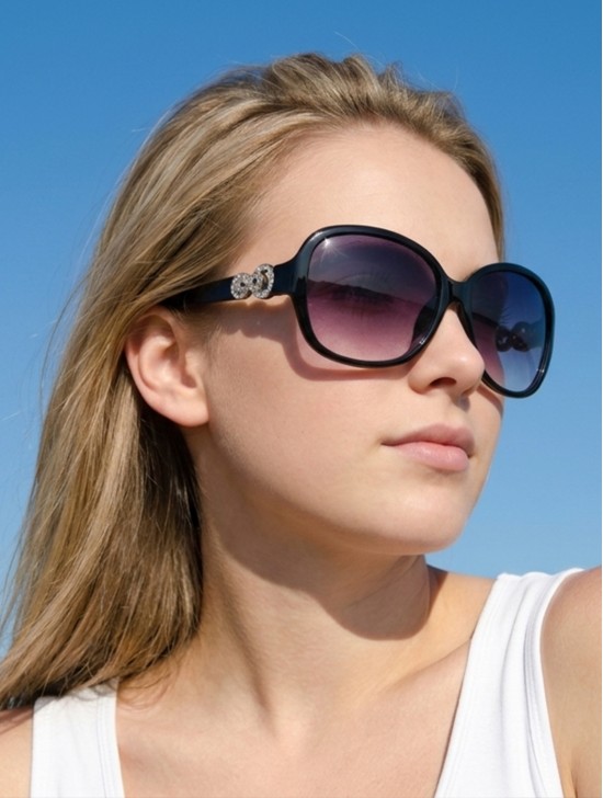 Oversized Loop Design Sunglasses