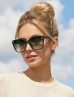 Oversized Sunglasses W/ D 