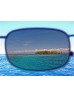 Polarized Mirror Sunglasses W/ Color Frame