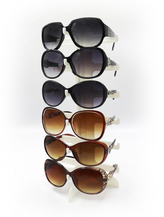 Women Sunglass 24 Piece Assortment With Free Display (DSP1007W)