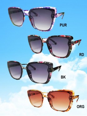 Oversized Floral Sunglasses