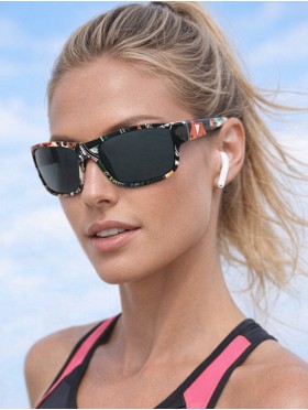 Abstract Design Sporty Sunglasses