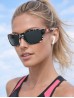 Abstract Design Sporty Sunglasses