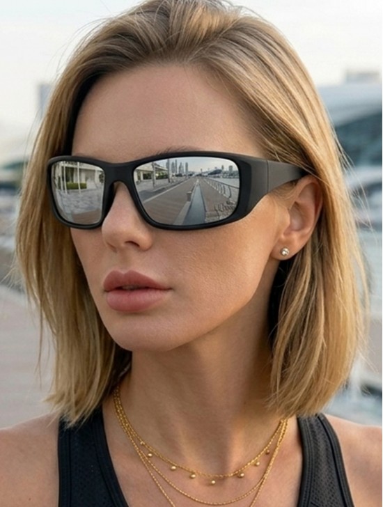 Fashion Sporty Gradient Sunglasses 