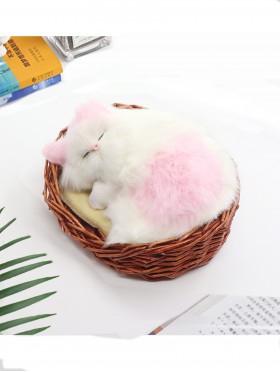 Cat in Basket, Meowing