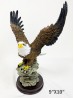 12" Eagle on wood base: pc