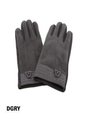 Unisex Touch Screen Glove with Faux Leather