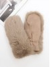 Unisex Faux Fur Mittens Unisex Faux Fur Mittens