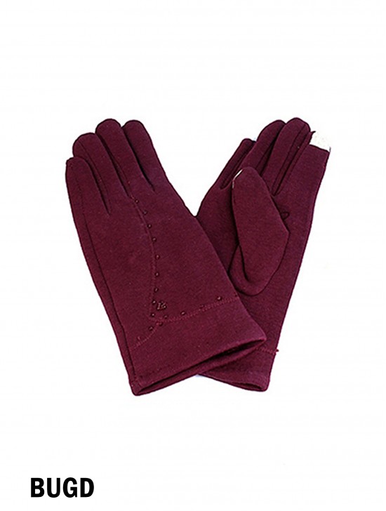 BEADED TOUCH SCREEN GLOVE (GL035-207)