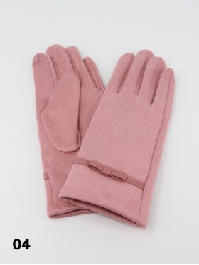  Stitched Bow Touch Screen Glove