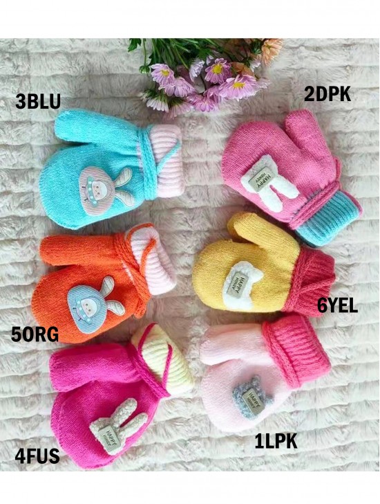 Little Kids Happy Honey Bunny Mittens