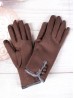 Triple Buttoned Touch Screen Gloves