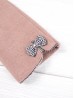 Stitched Touch Screen Glove W/ Bowtie
