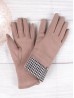 Stitched Touch Screen Glove W/ Belt, 