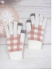 Plaid Fashion Knitted Gloves