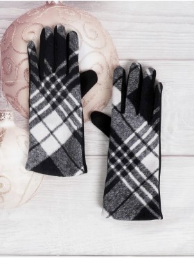 Abstract Print Touch Screen Gloves 