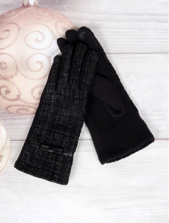 Abstract Print Touch Screen Gloves 