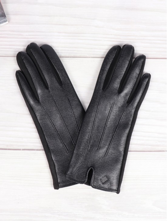 PU Touch Screen Gloves w/ Triple Lines