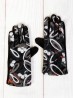 Color Pattern Stitch Touch Screen Gloves 