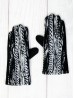 Color Pattern Stitch Touch Screen Gloves 