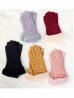 Suede Touch Screen Gloves W/ Leather Label