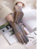 Plaid Touch Screen Glove 