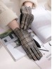 Plaid Touch Screen Glove 
