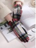 Plaid Touch Screen Glove 