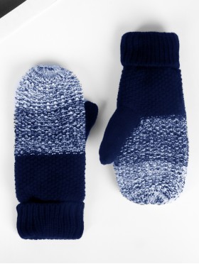 Knitted Double Layer Camp Mittens W/ Gradient 