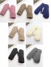 Fashion Cable Knitted Mittens with Fleeced Inside (min 12 Pair Asst Set)