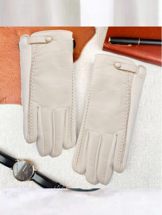 PU Touch Screen Gloves w/ Buckle