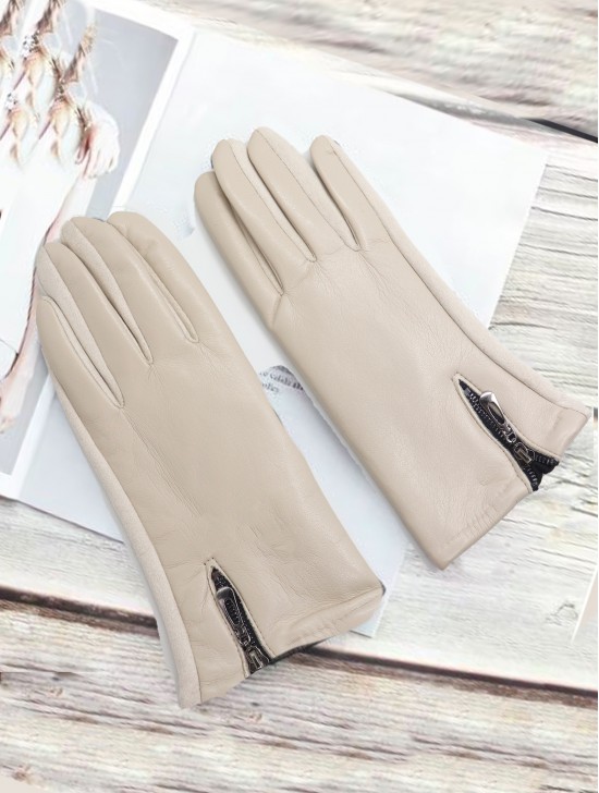 PU Touch Screen Gloves w/ Zipper