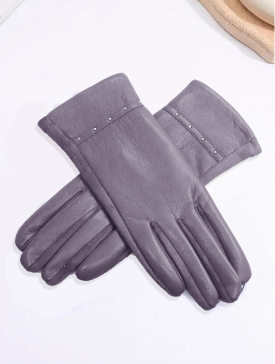 PU Touch Screen Gloves w/ Studs