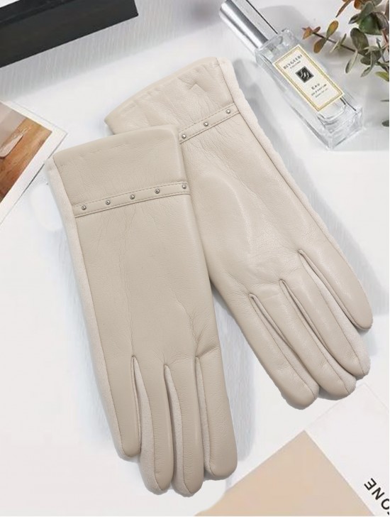 PU Touch Screen Gloves w/ Studs