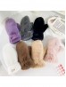 Unisex Faux Fur Mittens