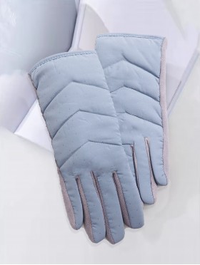 Waterproof Quilted Design Touch Screen Gloves
