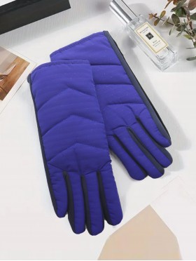 Waterproof Quilted Design Touch Screen Gloves