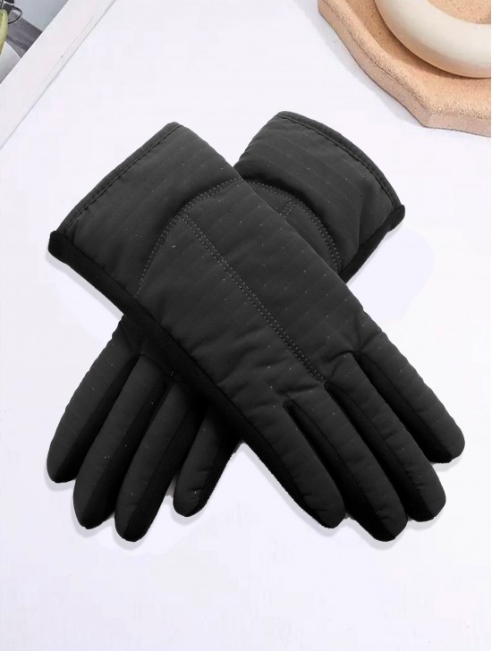 Waterproof Stitch Design Touch Screen Gloves