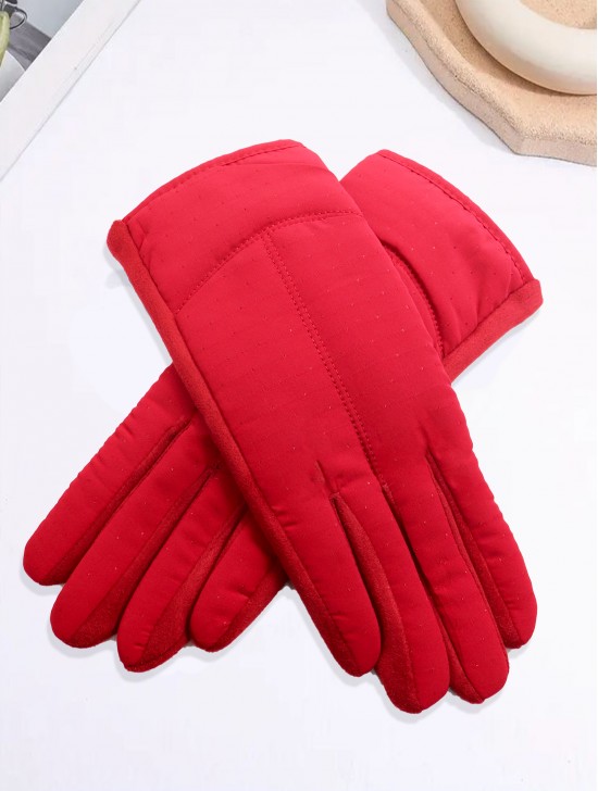 Waterproof Stitch Design Touch Screen Gloves