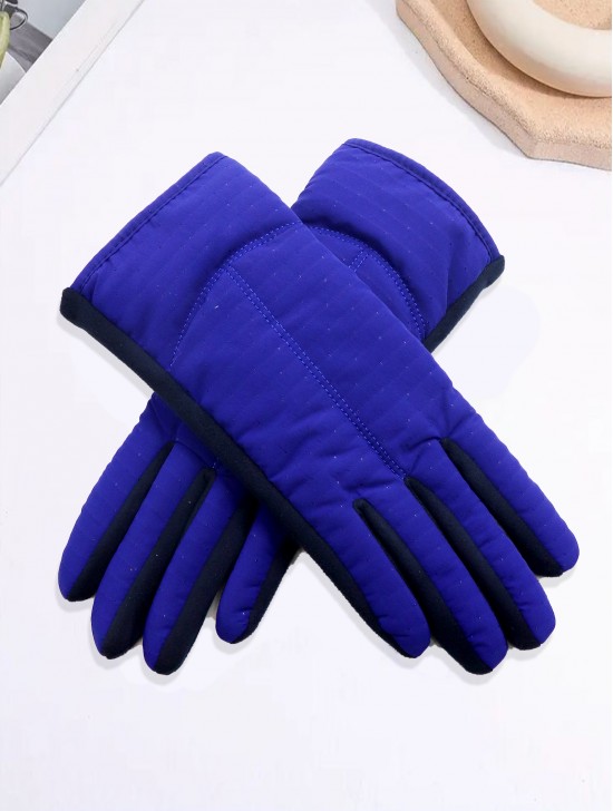 Waterproof Stitch Design Touch Screen Gloves