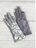 Solid Colour Shiny Bubble Gloves W/ Thumb and index opening 