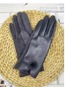 PU Touch Screen Gloves w/ Pom Pom