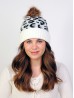 Leopard Pompom Beanie