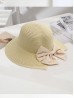 Wide Brim Summer Hat W/ Bow